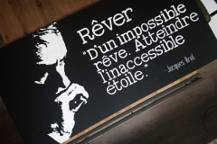 Chalk Jacques Brel